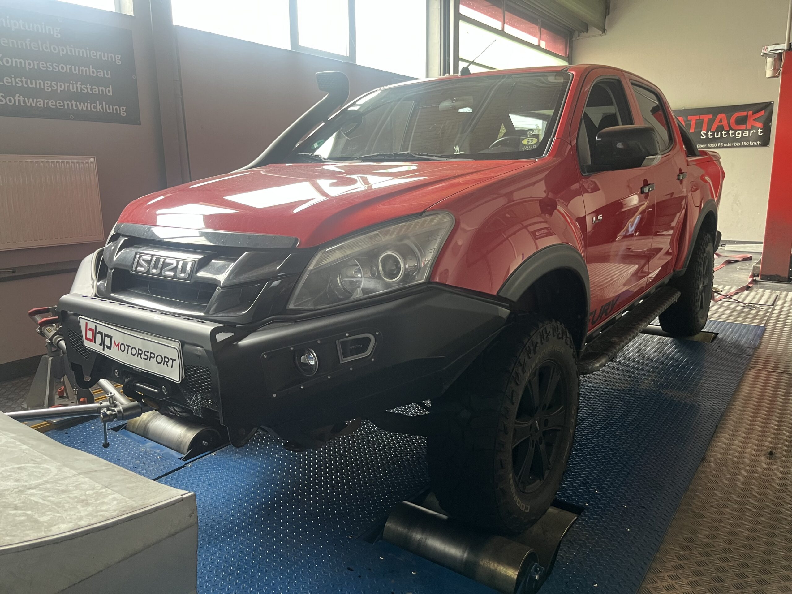 Kennfeldoptimierung beim Isuzu D-Max 2.5 TD